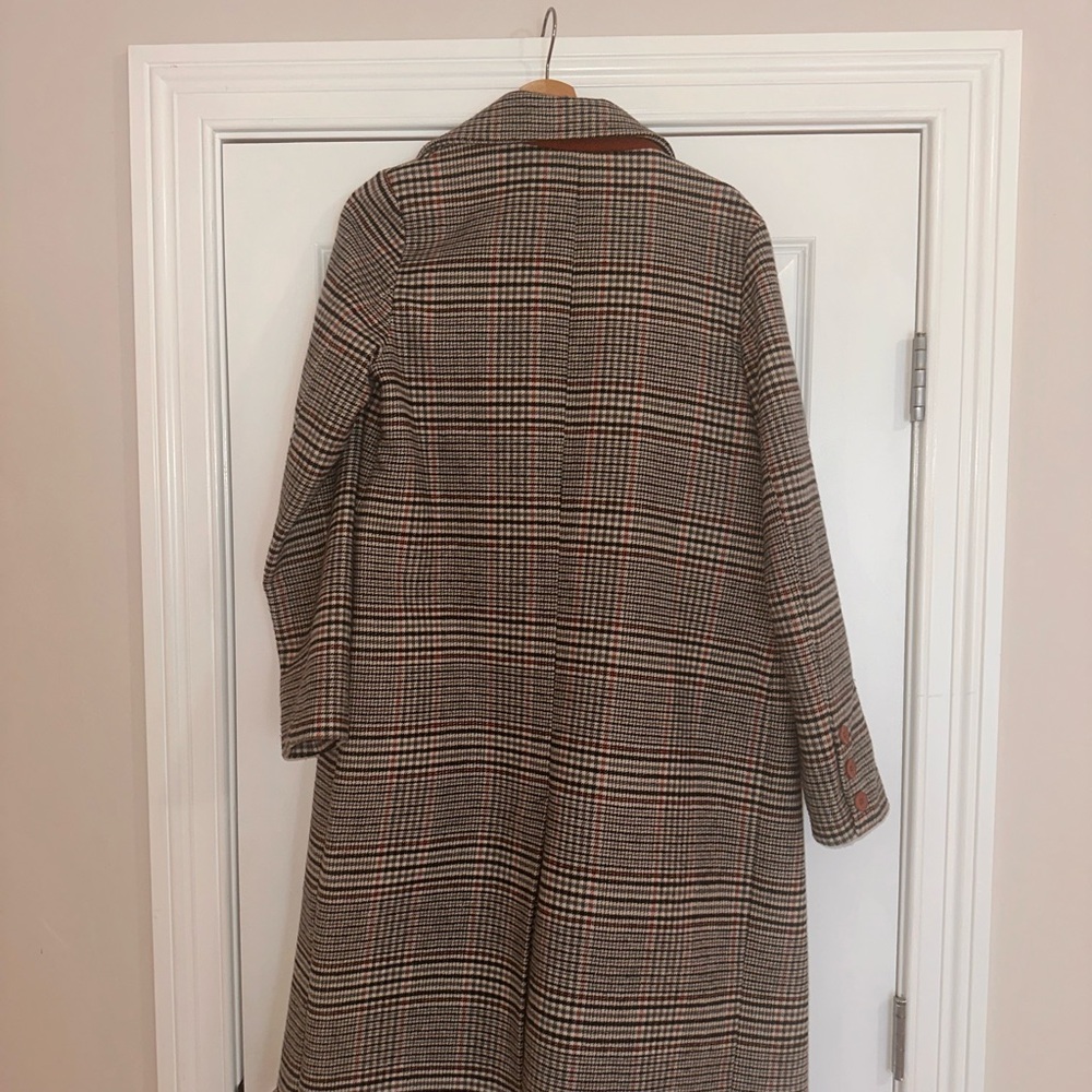 Women's Plaid Long Coat
